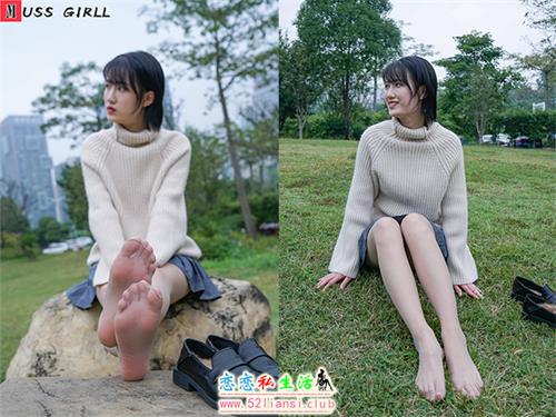 [MussGirl慕丝女郎] NO.172 公园百褶裙肉丝【58P/96M】