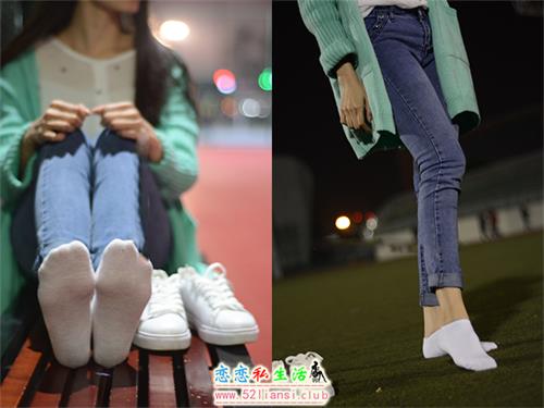 [织梦行影] 第014期 操场夜拍白袜小白鞋【217P/838M】