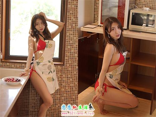 [黑川] NO.056 海岛之旅-比基尼围裙【25P/288M】