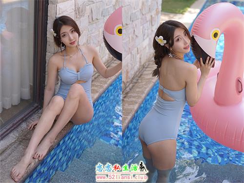 [黑川] NO.062 海岛之旅-蓝色连体【20P/217M】