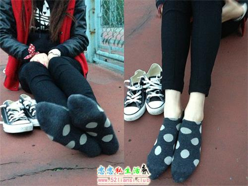 [织梦行影] 第020期 操场黑棉袜帆布鞋【51P/7M】