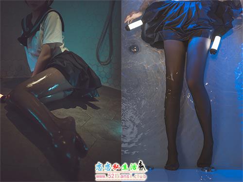 [面饼仙儿] NO.011 脑内少女 浴缸黑丝【21P/257M】