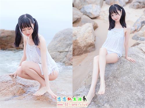 [木绵绵OwO] 31- 海边白色比基尼【30P/133M】