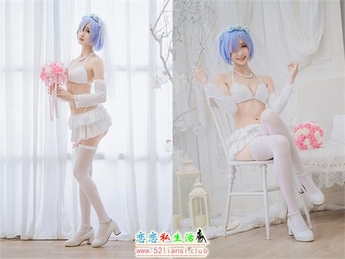 [木绵绵OwO] 47- 蕾姆婚纱【30P/210M】