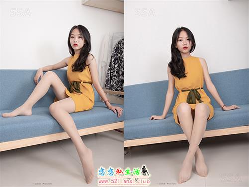 [SSA丝社]超清写真 No.165 小凉 黄色连衣裙肉丝首秀【99P/1.38G】