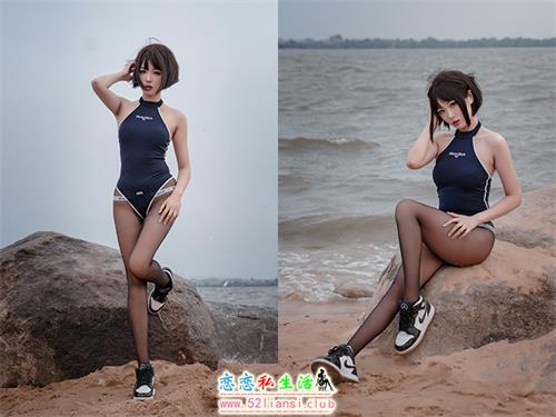 [轩萧学姐] NO.017 沙滩竞泳【45P/68M】