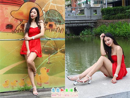 [街拍丝足]132-吴采婕 小礼服凉高美腿【49P/66M】