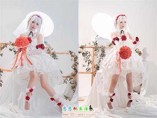 [面饼仙儿] NO.091 德丽莎婚纱【13P/92.9M】