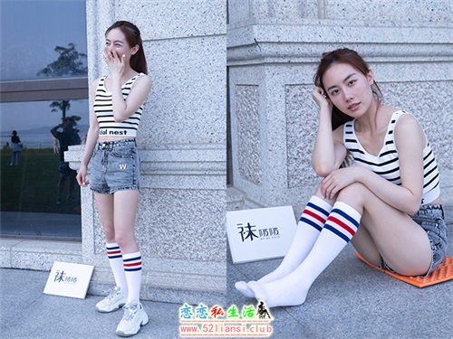 [袜啵啵] 006期 小米-运动鞋、白色小腿袜、裸足-花絮版(带视频)【131P+1V/6.37G】