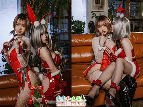 [美图精选]76-柒柒要乖哦-2021圣诞双兔【23P/163M】