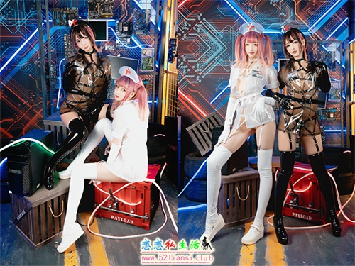 [神楽板真冬] VOL.037《無色哲学》透明黑白护士双人(带视频)【150P+3V/835M】