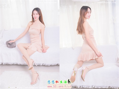 [SSA丝社]超清写真 No.340 素素画师少女的透明高跟鞋肉丝袜(上)【153P/1.43G】