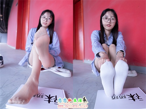 [袜啵啵] 011期 稚予- AJ、白色短棉袜、肉丝-花絮版(带视频)【139P+1V/3.47G】