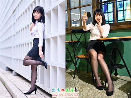 [街拍丝足]147-塔塔酱 OL黑丝美腿【53P/20M】