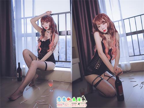 [疯猫ss]NO.010 黑色吊带袜【39P/265M】