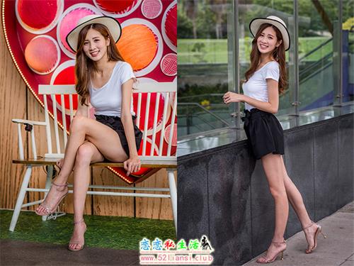 [街拍丝足]158-张筠 短裤涼高美腿【81P/131M】