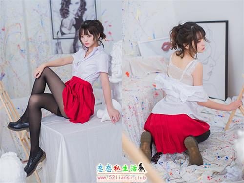 [疯猫ss]NO.011 画室JK【23P/172M】