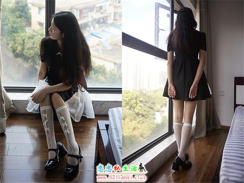 [见新摄影]NO.004-设计师小樱-可爱连衣裙白丝小皮鞋(带视频)【197P+1V/1.76G】