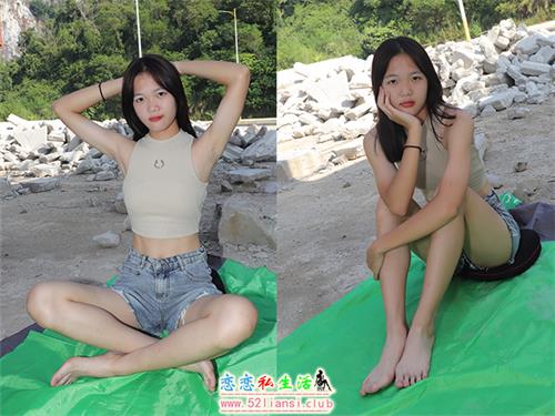 [Pary学生模拍]021 极品美女校花思思全程赤脚拍照后亮出脏脚底【130P/475M】