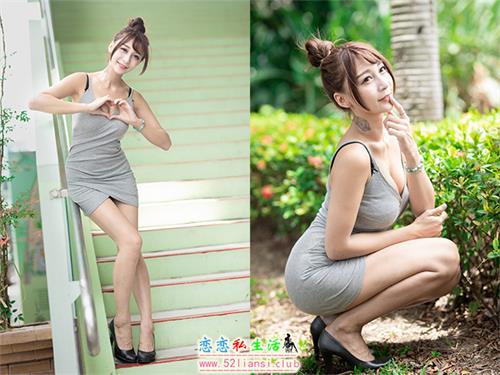 [街拍丝足]179-陈奕洁 连衣短裙高跟美腿【35P/44M】