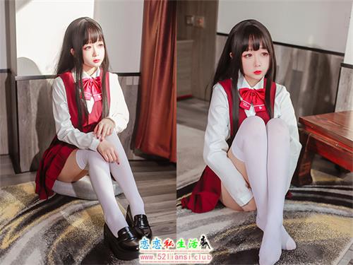 [美图精选]96-日奈娇-JK少女红裙【28P/44M】