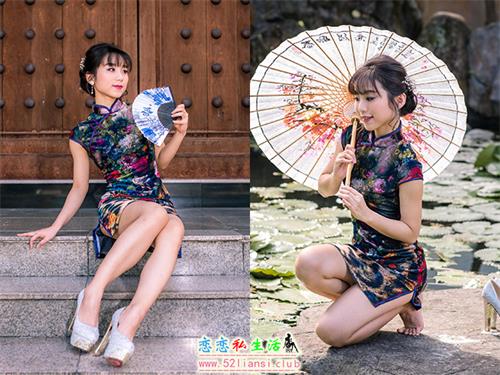 [街拍丝足]194-余宸 短旗袍高跟美腿【131P/204M】