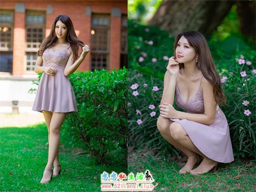 [街拍丝足]195-张伦甄 吊带连衣裙丝袜凉高美腿【24P/31M】