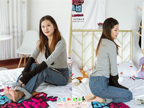 [物恋传媒] No.1022 思思-运动鞋、米白色短棉袜、裸足(带视频)【140P+1V/4.15G】