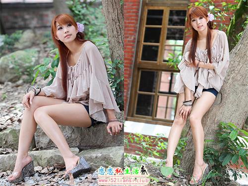 [街拍丝足]210-小雯 露肩牛仔短裤凉高美腿【80P/392M】