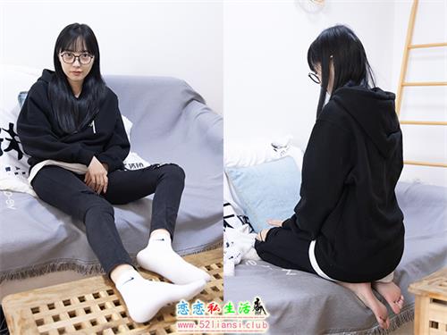 [袜啵啵] 061期 稚予-短靴、白棉袜、裸足(带视频)【145P+1V/6.96G】