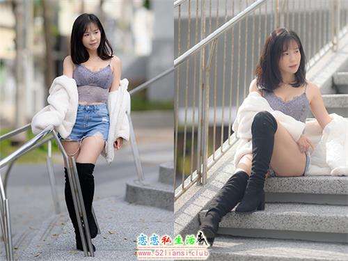 [街拍丝足]215-YoYo 牛仔短裤长靴【109P/105M】