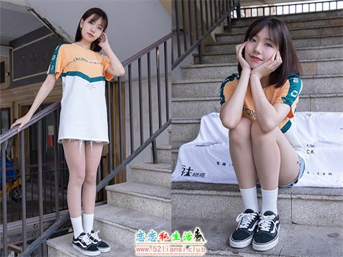 [袜啵啵] 069期 小甜豆-vans板鞋、白棉袜、肉丝(带视频)【135P+1V/7.78G】