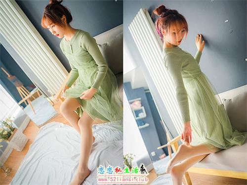 [SIEE丝意] No.473 绿色莲衣裙 厚肉丝【70P/185M】