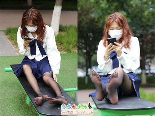 [MussGirl慕丝女郎] NO.216-草地JK制服黑丝4【100P/255M】