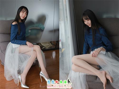 [IESS异思趣向] 丝享家 1045：团团《长腿白纱》【95P/105M】