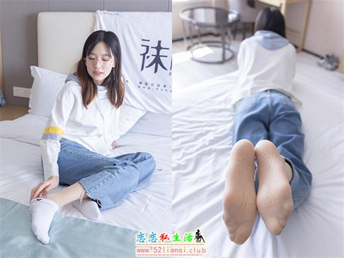 [袜啵啵] 080期 小甜豆-帆布鞋、白棉袜、肉丝-脚尖加固款、裤里丝(带视频)【140P+1V/6.63G】