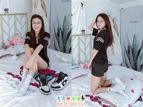 [物恋传媒] No.1075 菜菜-黑白配(带视频)【166P+1V/5.09G】