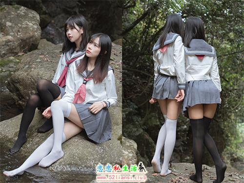 [美图精选]176-萌芽儿o0-请叫我若生 小溪JK百合【93P/442M】