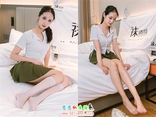 [袜啵啵] 095期 小安-板鞋、小腿丝袜-脚尖加固款(带视频)【140P+1V/5.49G】