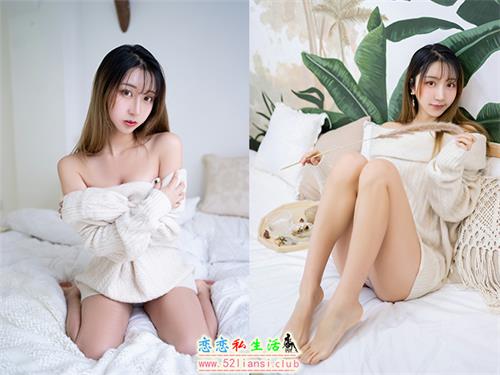 [鳗鱼霏儿] No.035 年上彼女 白色毛衣【12P/37M】