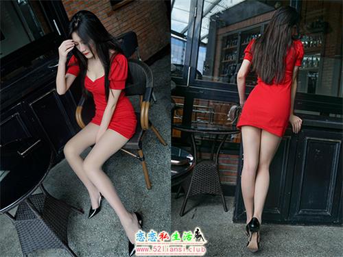 [MussGirl慕丝女郎] NO.239-红色包臀裙肉丝高跟【94P/112M】