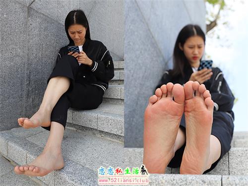 [Pary学生模拍]045 春暖花开，与小芳到户外拍摄美脚【133P/241M】