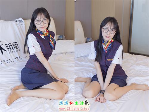 [袜啵啵] 115期 稚予-平底鞋、肉丝、空姐制服(带视频)【136P+1V/5.39G】