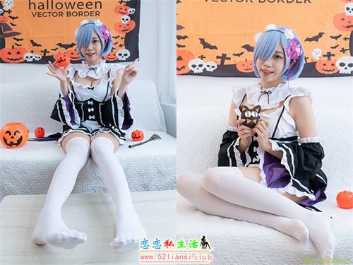 [台湾solexight足控] 21-Neko-Socks 蕾姆白丝(带视频)【71P+1V/3.3G】