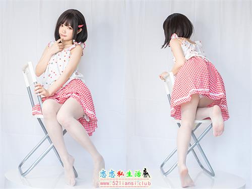 [美图精选]280-神沢永莉-粉色格子裙【19P/47M】