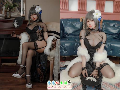 [美图精选]296-Nyako喵子-路易九世旗袍【48P/155M】