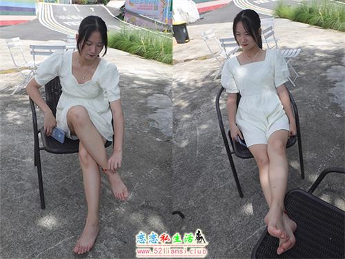 [Pary学生模拍]052 有点害羞的小尹的37码超白嫩脚【76P/472M】