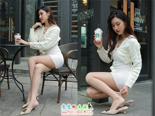 [IESS异思趣向] 丝享家 1094：小宝《白色包臀裙》【87P/105M】