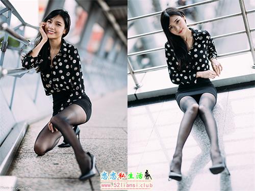 [街拍丝足]239-长腿美模 小保-板桥黑丝【44P/106M】