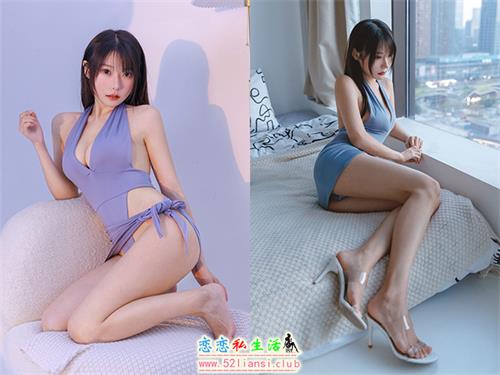 [香草喵露露]NO.038 蓝色泳装【30P+1V/138M】